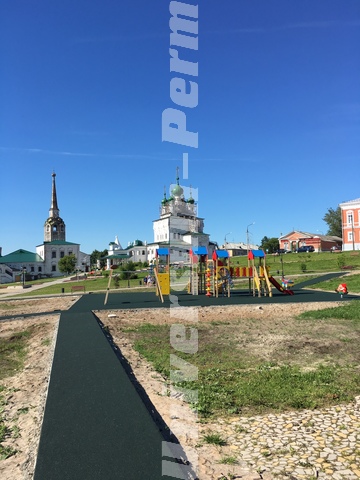 Покрытия для детских площадок в Перми