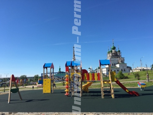 Покрытия для детских площадок в Перми